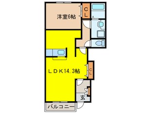 エレガンシア葵の物件間取画像